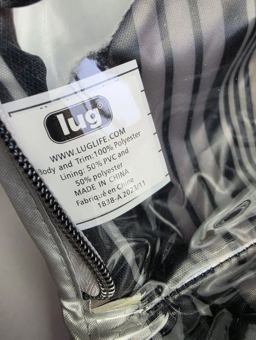 Lug Flash SE Special Edition Cosmetic Bag Case Metallic Silver ~ NWT